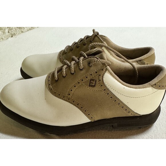 Womens FootJoy Greenjoys Golf Shoes with Softspikes Size 6M 98308 Beautiful - Picture 1 of 6